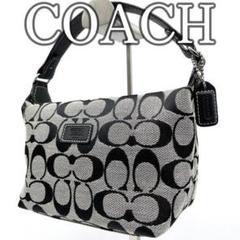 COACH コーチ ハンドバッグ アクセサリーポーチ シグネチャー 黒 6332 2025年最新】コーチ シグネチャー アクセサリーポーチ ポーチ