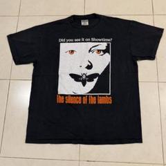 限定セールＬ★ONEITA製★羊たちの沈黙★名作ムービーTシャツ黒★91年映画のサムネイル