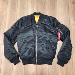 ALPHA MA-1 FLIGHT JACKET BLACK