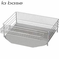 【新品未使用】ラバーゼ 水切りかご大(タテ置タイプ)3点セット DLM-8585