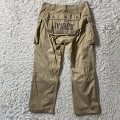 【美品】アヴィレックス　モンキーパンツ　ミリタリー　弁当箱　プリント　カーゴ　M