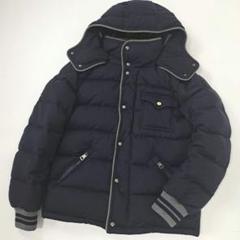 極美品MONCLER ネイビー ダウンジャケット ネイビーブルー Moncler Mayaショートダウンジャケット