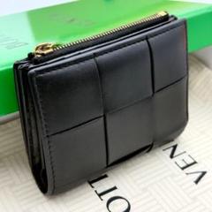 BOTTEGA VENETA / 二つ折り財布 ミニ ミント×シルバー レザー 2025年最新】Bottega Veneta 二つ折り財布の人気アイテム - メルカリ