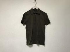 本物ジョゼフオムJOSEPH HOMMEハーフジップ半袖ポロシャツメンズ茶Mのサムネイル