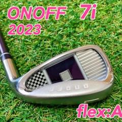 極美品　ONOFF オノフ　レディース　7番　アイアン A 2023年モデル