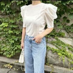 Cygne(シーニュ) シースル半袖トップス mariブラック cygne シースルー半袖トップス Mari ホワイト 1 - メルカリ