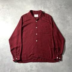 【極上】50s USA heavy rayon mix stripe shirt