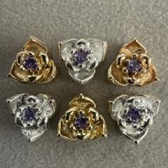 花座パーツ　ロンデルパーツ　金属パーツのサムネイル