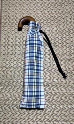【折りたたみ傘】チェック柄 布製 折りたたみ傘 55㎝ ⭐️のサムネイル