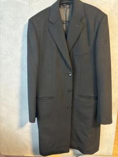 美品 ニューヨーカー チェスターコート アンゴラ ヘリンボーン 黒 L 日本製 NEWYORKER L-SIZE｜【L】ウールアンゴラベロア ショートステン
