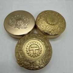3786 旭日章 金メッキ朱肉入れ 激レア レア 警察 旭日章 朱肉 24KJP 桐箱入り - メルカリ