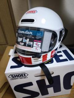 SHOEI  グラムスター Ｌサイズ  シルバーシールド付き 値下げ ほぼ未使用品 無傷 SHOEI グラムスター XL(L寄り) 2022年