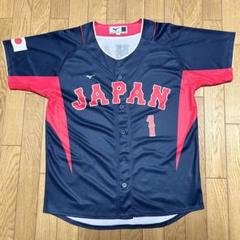 【美品】WBC 山田哲人　レプリカユニフォーム　2023年　ビジター　Fサイズ
