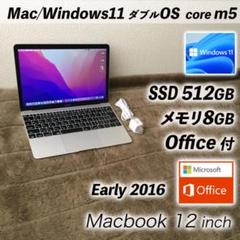 m5/8g/SSD512 MacBook12 Office Win11