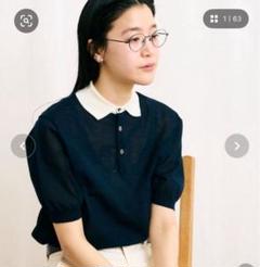 fig london ポロ ニット 半袖 2025年最新】fig London 柄：無地 半袖の人気アイテム - メルカリ