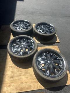 20インチ タイヤ・ホイールセット 225/35R20 走行僅か超バリ溝 美品】WORK VS XX 20in 8.5J +44 PCD114.3