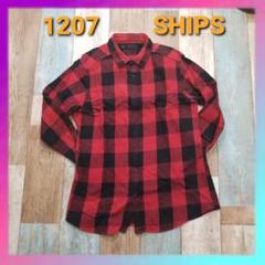 1207 SHIPS チェックシャツ