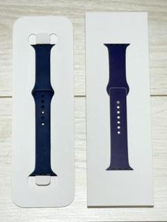Apple Watch ネイビー バンド 46mm M-L