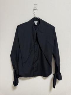 美品 noir kei ninomiya 変形 長袖 シャツ ブラック 美品 noir kei ninomiya 変形 長袖 シャツ ブラック - メルカリ