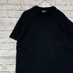 USA製90sヴィンテージTシャツ！シングルステッチ　ブラック半袖古着L725