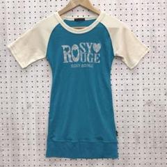 Y2K ラインストーン ロゴ ラメプリント ラグラン 半袖 Tシャツ ロング丈