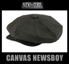 ★ニューヨーク ハット キャスケット NEWS BOY - L 黒のサムネイル