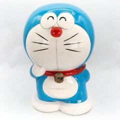 当時物 ドラえもん 陶器製 貯金箱 コインバンク レトロ