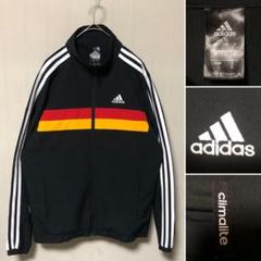 adidas アディダス トラックジャケット ドイツカラー ブラック サイズS
