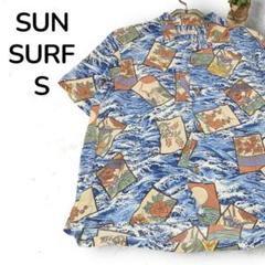 【人気商品】SUN SURF サンサーフ 和柄アロハシャツ 花札 S
