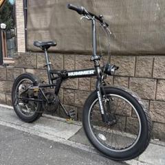 HUMMER 折りたたみ自転車 黒 2025年製 Amazon | 20インチ折り畳み電動アシスト自転車 HUMMER ハマー
