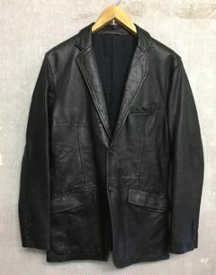 ポールスミス 上質 ラム レザー 2B テーラード ジャケット 黒 サイズM 黒 ポールスミス 上質 ラム レザー 2B テーラード ジャケット 黒