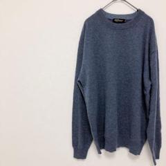 84-36 ピュアカシミヤ プルオーバーニット カシミヤ100% LL