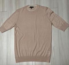 ロロピアーナ　リネンカットソー　ニット　Tシャツ　半袖　アイボリー　クリーム ロロピアーナリネンカットソーニットTシャツ半袖アイボリークリーム