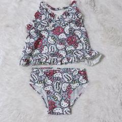 【美中古品】ベビー水着 90サイズ セパレート サンリオ キティちゃん