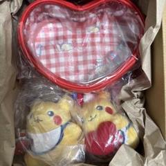 PIKACHU DINER ハンバーガー ハート マスコット ぬいぐるみ
