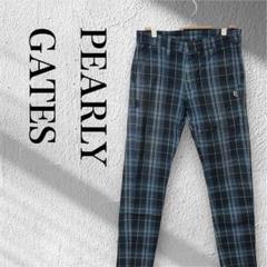 PEARLYGATES パーリーゲイツ　チェック　ゴルフパンツ　ゴルフウェア