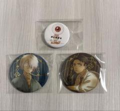 ゲゲゲの謎 追憶展　特典　スクエア缶バッジ 　ステッカー　３点セット 鬼太郎誕生 ゲゲゲの謎 追憶展 終章 購入特典 オリジナル