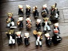 クマさんのオーケストラ　フィギュアセット 10クマ くま クマ オーケストラ 10体セット ミニフィギュア｜Yahoo