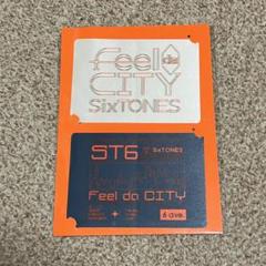 feel da CITY パーカーステッカーセット 希少】SixTONES Feel da CITY ツアーグッズ パーカー - メルカリ