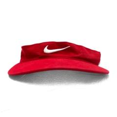 NIKE 90年代 サンバイザー キャップ FREE マジックテープ レッド