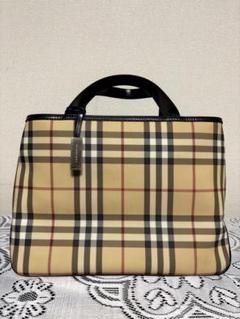 Burberry チェック柄 トートバッグ大