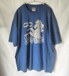 90's Hanes 50/50　シングルステッチ　Tシャツ　ブルー　XLのサムネイル