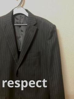 RESPECT リスペクト　麻100% ストライプ ジャケット AB5 RESPECT リスペクト 麻100% ストライプ ジャケット AB5