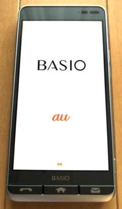 【SIMフリー・MVNOでも】au BASIO3 KYV43 ブルー