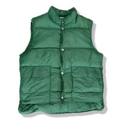 llbean ダウンベスト　Lサイズ　グリーン　美品 L 極美品 80s 90s 緑 LLBean エルエルビーン ダウンベスト