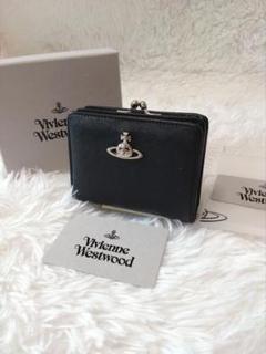 【極美品】ヴィヴィアンウエストウッド 折り財布 オーブ がま口 レザー 黒 楽天市場】展示品箱なし ヴィヴィアンウエストウッド 財布 二