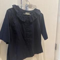 人気　マーガレットハウエル　長袖　コットンシャツ　フリル　黒　綿 MARGARET HOWELLのフリマアイテム一覧