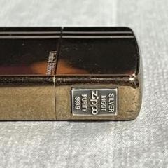zippo FINE SILVER 999 0 5g 純銀インゴット 年代物 1997年製
