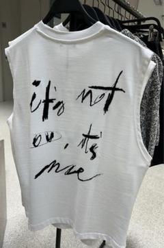 ZARA ザラ リラックスフィット テキストタンクトップ XLサイズ 完売品