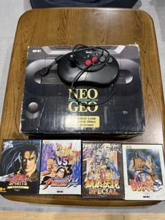 期間限定　NEOGEO本体　コントローラー　ゲームソフト４本 ネオジオ本体ソフト4本別コントローラー